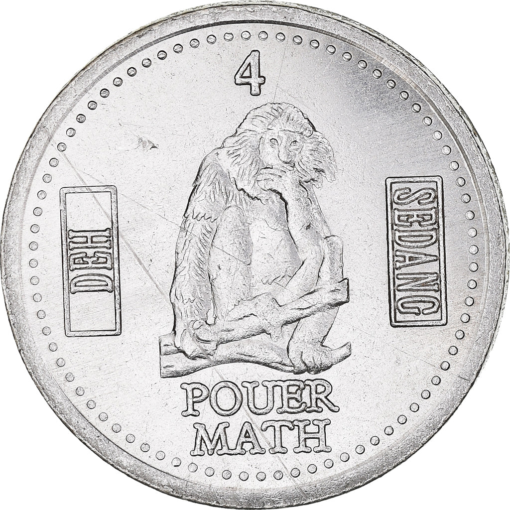 Coin, Vietnam, 4 Math, 2021, SEDANGS, AU(55-58), Copper-nickel