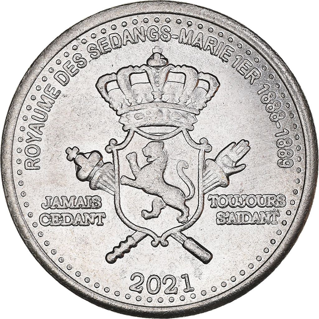 Münze, Vietnam, 2 Math, 2021, SEDANGS, UNZ, Kupfer-Nickel