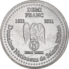 Moneda, Francia, Essai fantaisie, 50 Centimes, 2021, ST Hélène.Napoléon, SC