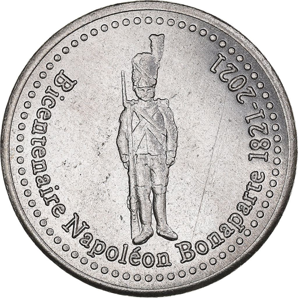 Moneda, Francia, Essai fantaisie, 50 Centimes, 2021, ST Hélène.Napoléon, SC