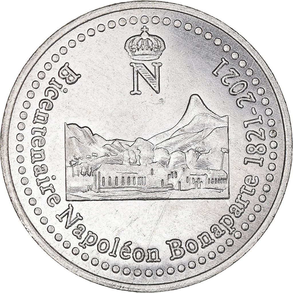 Munten, Frankrijk, Essai fantaisie, 2 Décimes, 2021, ST Hélène.Napoléon