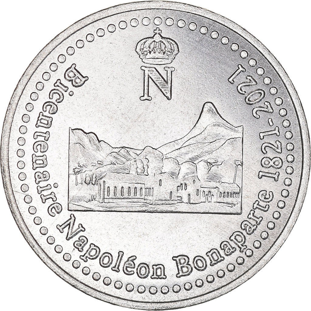 Munten, Frankrijk, Essai fantaisie, 2 Décimes, 2021, ST Hélène.Napoléon