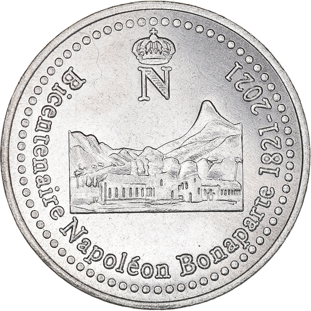 Monnaie, France, Essai fantaisie, 2 Décimes, 2021, ST Hélène.Napoléon, SPL