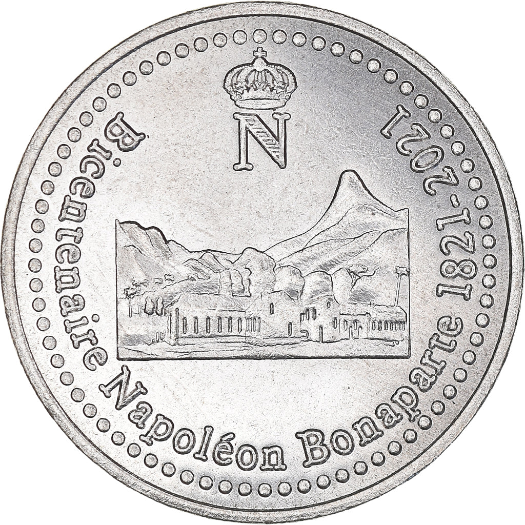 Munten, Frankrijk, Essai fantaisie, 2 Décimes, 2021, ST Hélène.Napoléon