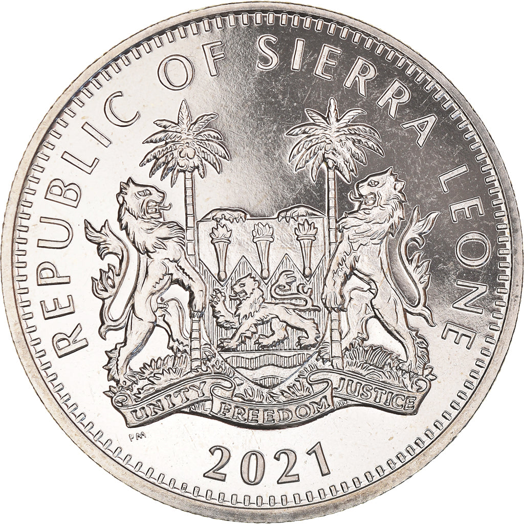 Coin, Sierra Leone, Independence, Dollar, 2021, MS(63), Copper-nickel