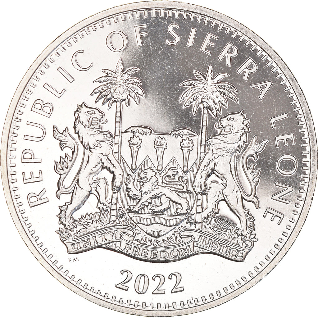 Munten, Sierra Leone, Girafe., Dollar, 2022, UNC-, Cupro-nikkel