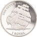 Moneda, British Indian Ocean, Le Cutty Sark, 1 Royal, 2021, BU, SC, Cupronickel