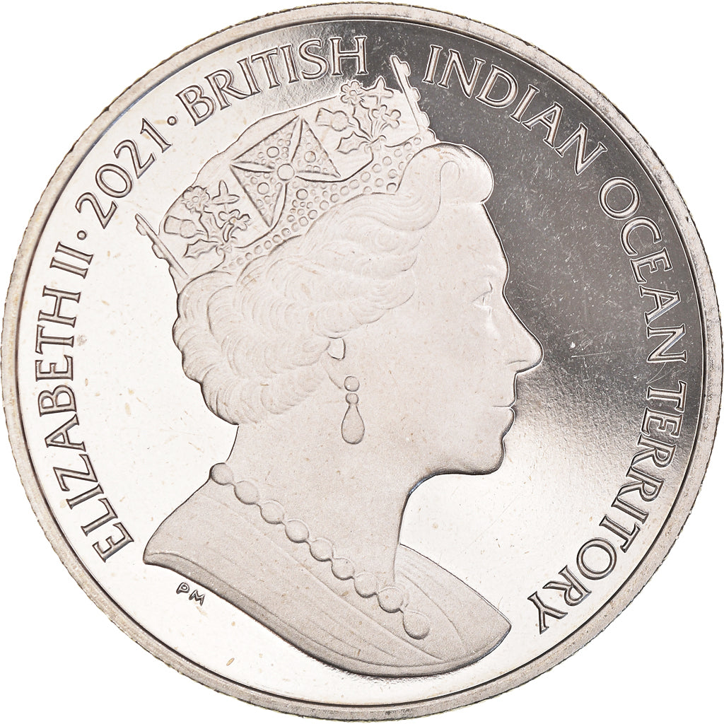 Moneda, British Indian Ocean, Le Cutty Sark, 1 Royal, 2021, BU, SC, Cupronickel