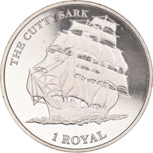 Coin, British Indian Ocean, Le Cutty Sark, 1 Royal, 2021, BU, MS(63)