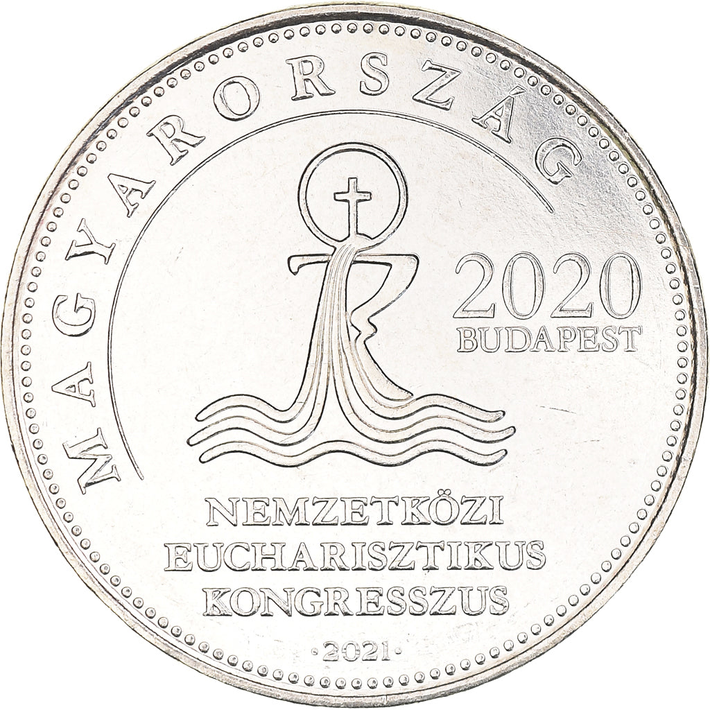 Coin, Hungary, 52nd International Eucharistic Congress, 50 Forint, 2021, MS(63)