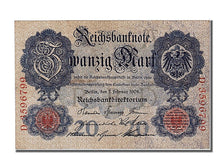 Banknote, Germany, 20 Mark, 1908, 1914-02-07, EF(40-45)