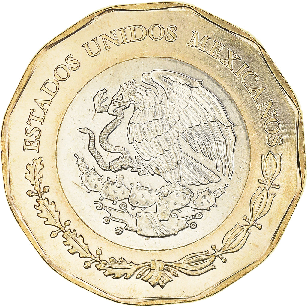Coin, Mexico, Bicentenaire de l'indépendance de Mexico, 20 Pesos, 2021, Mexico