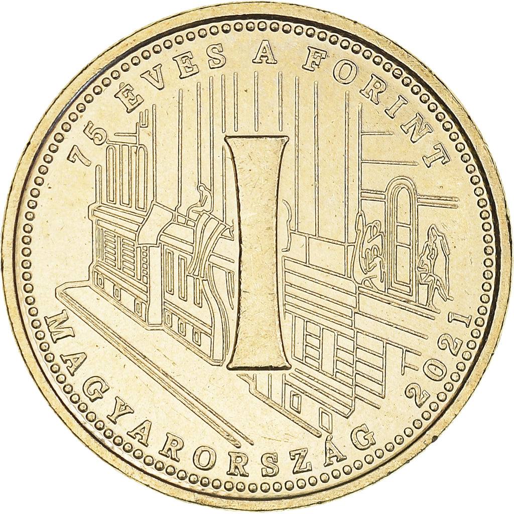 Moneda, Hungría, 75e anniversaire - Forint, 5 Forint, 2021, I., SC, laiton