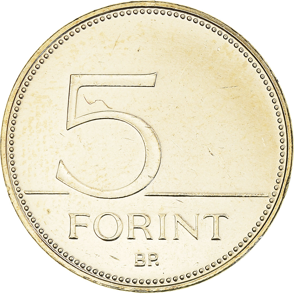 Monnaie, Hongrie, 75e anniversaire - Forint, 5 Forint, 2021, N., SPL, laiton