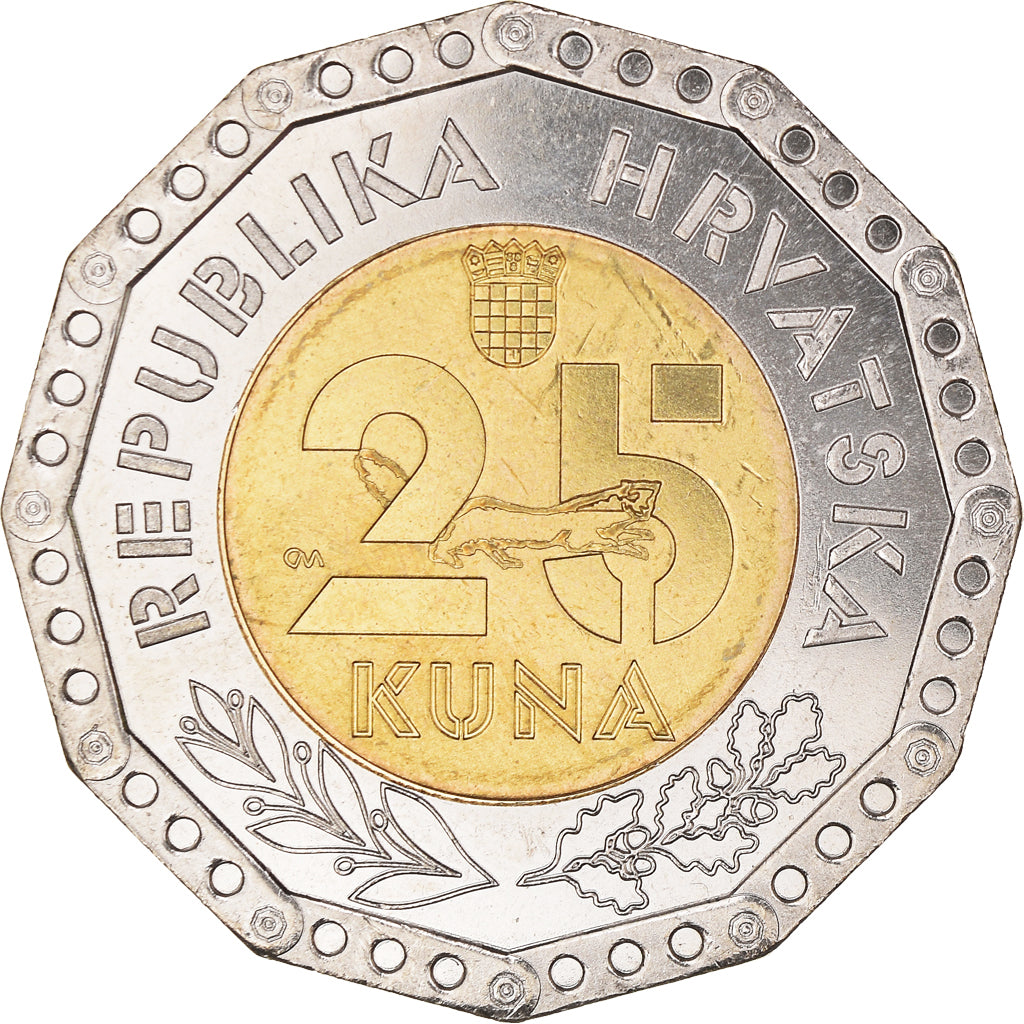 Moneta, Croazia, 75th anniversary of the founding of the Croatian Association of
