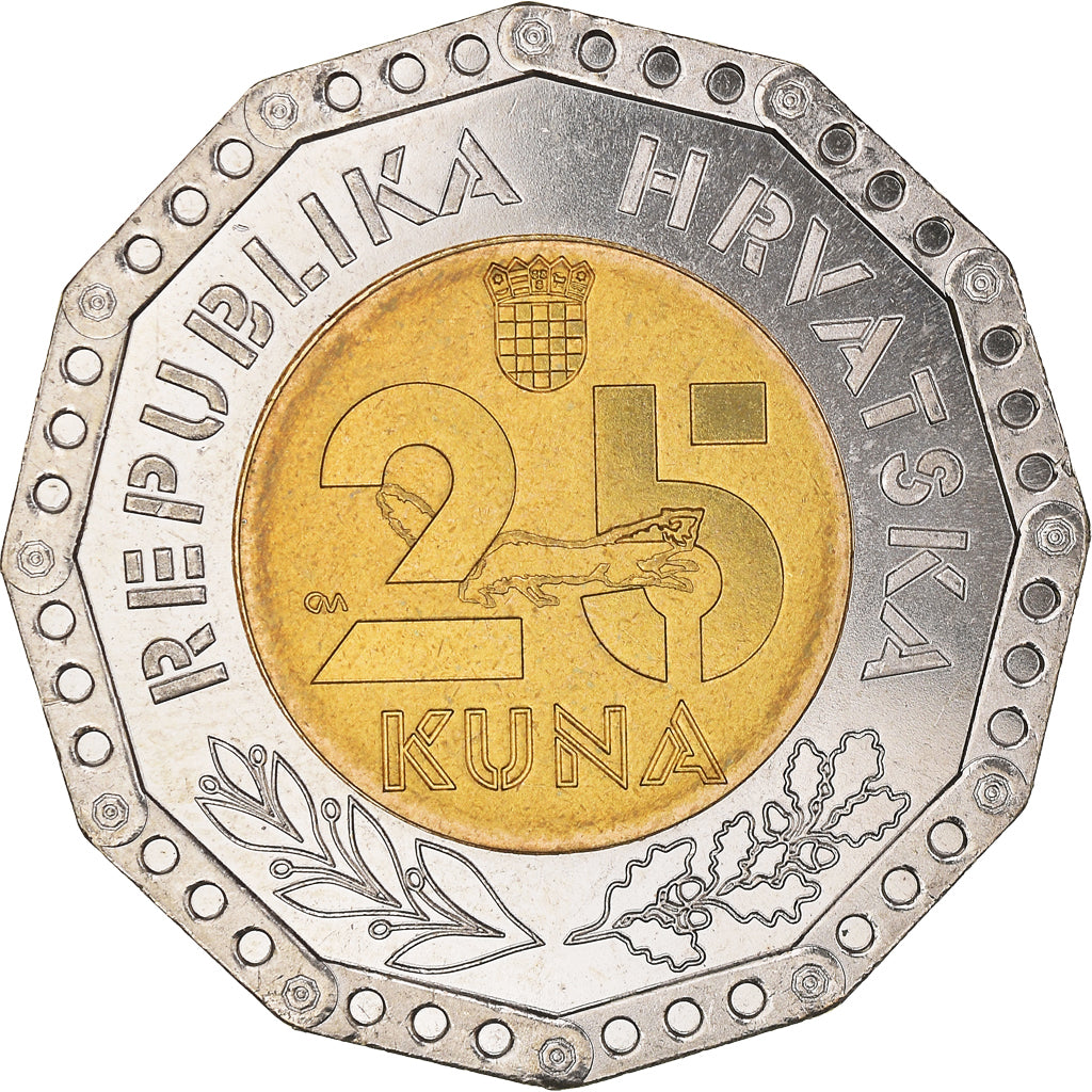 Moneta, Croazia, 75th anniversary of the founding of the Croatian Association of