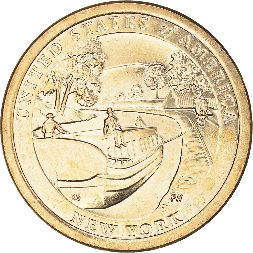 Coin, United States, American Innovation - New York, Dollar, 2021, Denver