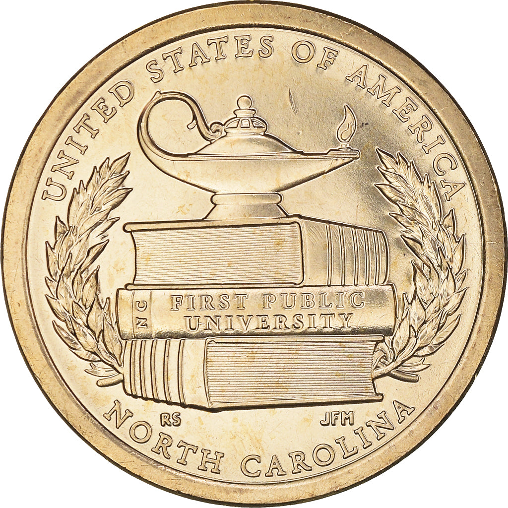Monnaie, États-Unis, American Innovation - North Carolina, Dollar, 2021