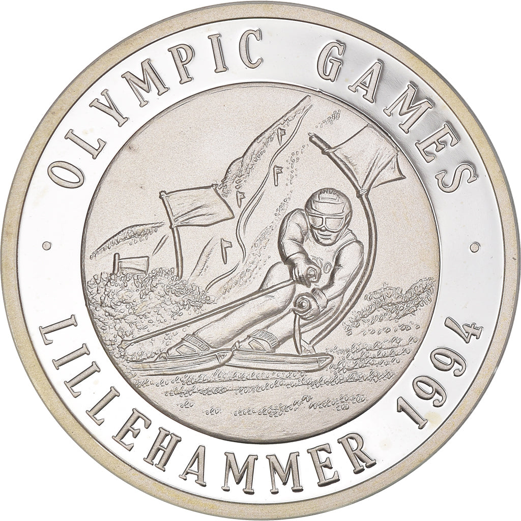 France, Jeton, Jeux olympiques d'hiver Lillehammer1994, 1994, BE., MS(65-70)