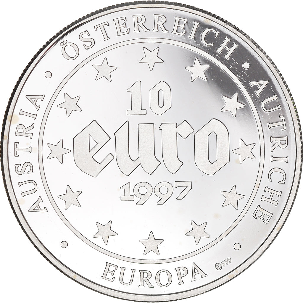 Österreich, Jeton, 10 Euro Europa, 1997, BE, VZ, Silber