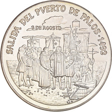 Spagna, Jeton, Salida del Puerto de Palos 1987 Entdeckung Amerika d Kolumbus