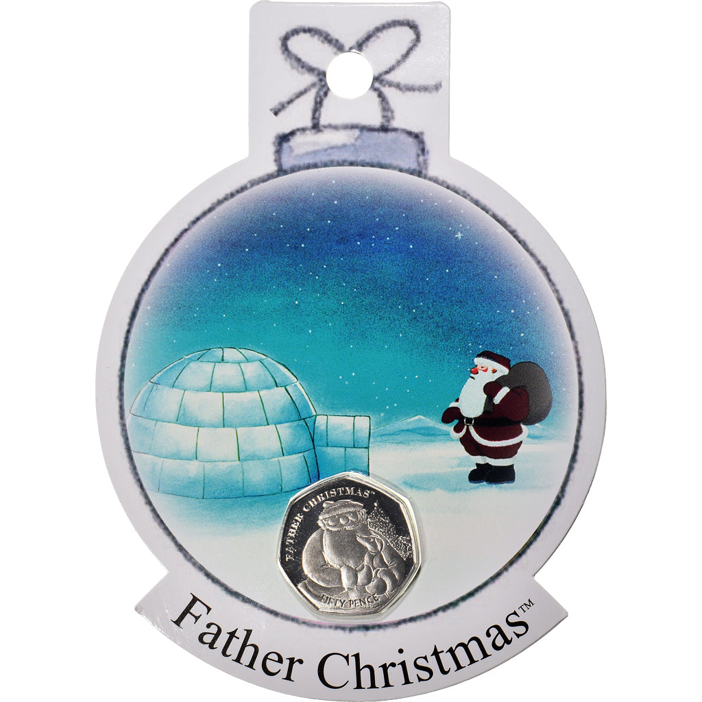 Münze, British Indian Ocean, Père Noël, 50 Pence, 2021, Pobjoy Mint, STGL