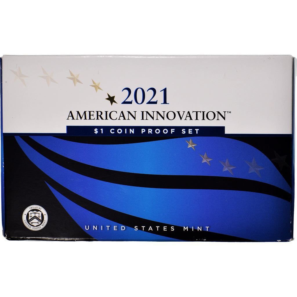 Moneta, Stati Uniti, American Innovation, Dollar, 2021, BE.Coffret 4 monnaies