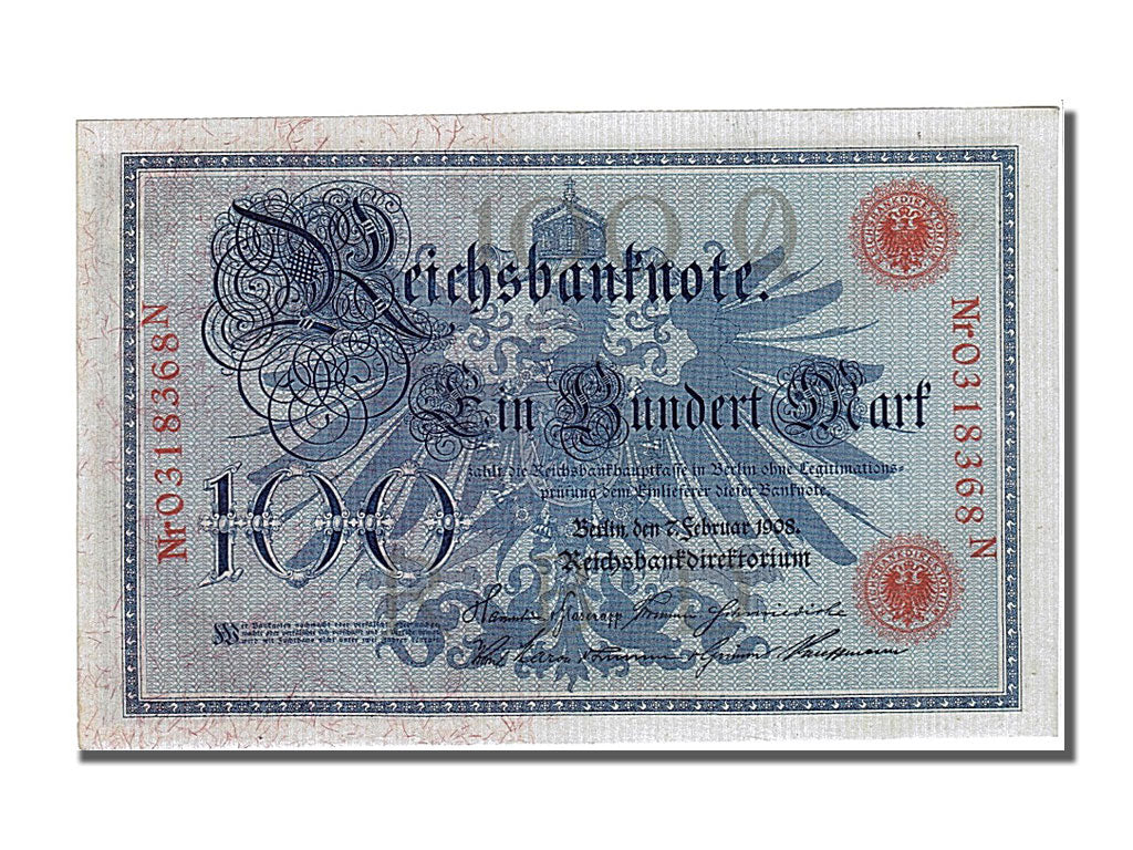 Allemagne, 100 Mark type 1908