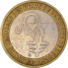 Coin, West African States, 500 Francs, 2004, VF(30-35), Bi-Metallic, KM:15