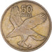 Coin, Botswana, 50 Thebe, 1976, British Royal Mint, EF(40-45), Copper-nickel