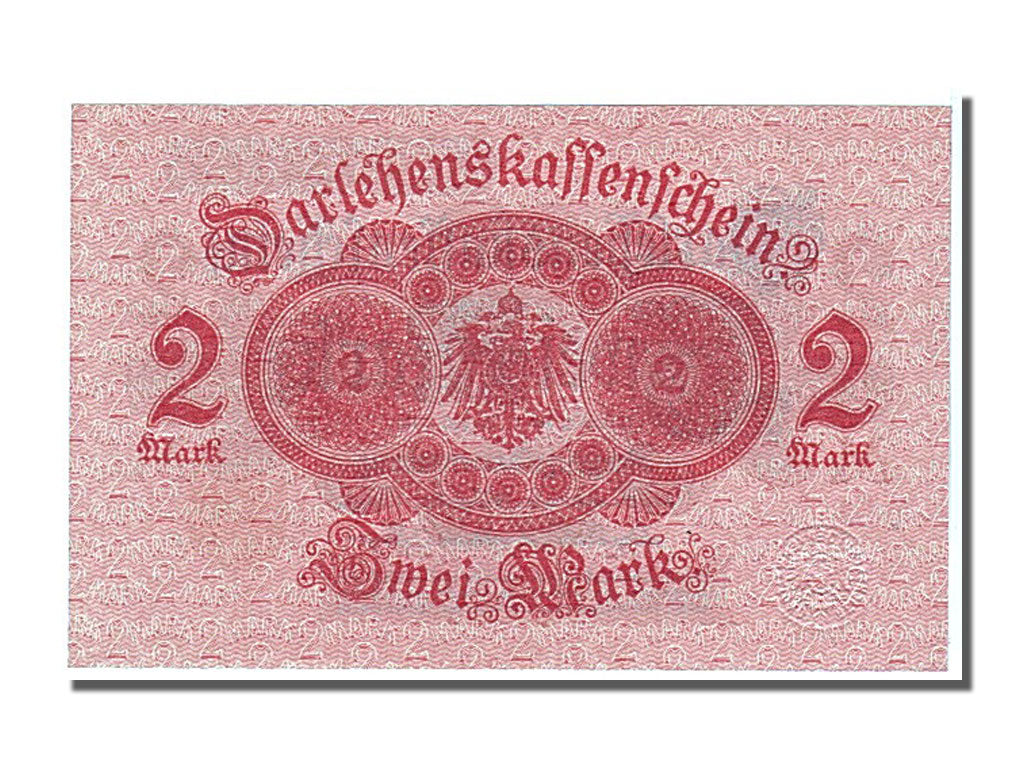 Banconote, Germania, 2 Mark, 1914, FDS