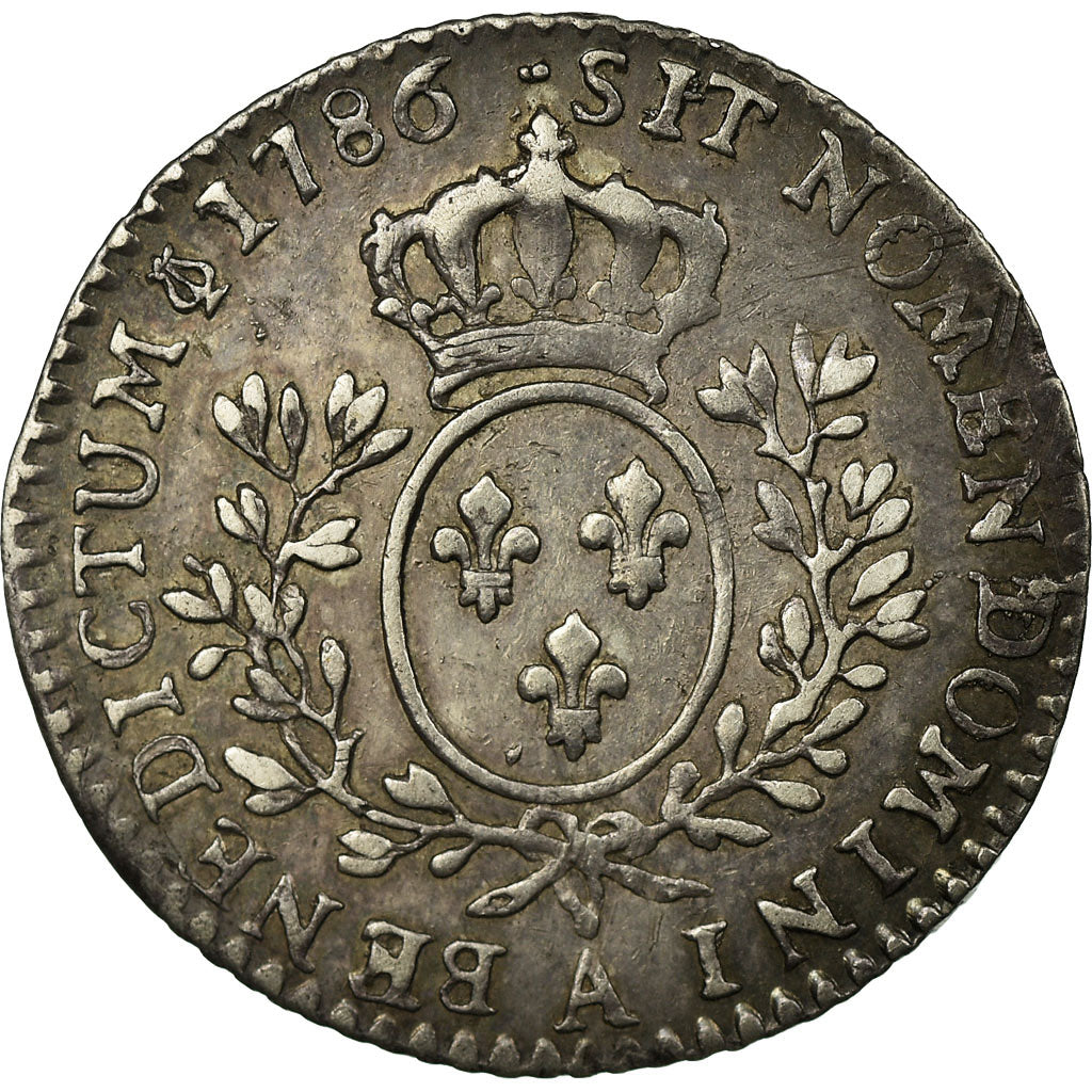 Monnaie, France, Louis XVI, 1/10 Écu, 12 Sols, 1/10 ECU, 1786, Paris, TTB+