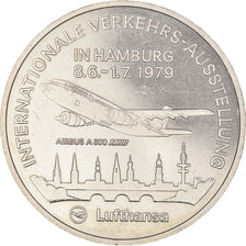 Germany, Medal, 1979, Lufthansa Airbus.IVA 79, AU(50-53), Cupronickel