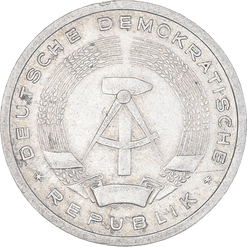 Coin, GERMAN-DEMOCRATIC REPUBLIC, Mark, 1956, Berlin, VF(20-25), Aluminum, KM:13