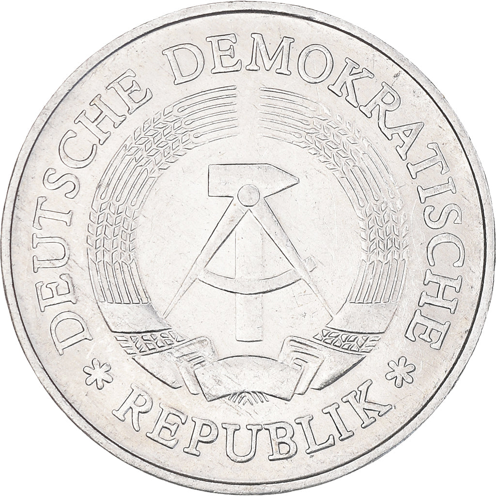 Coin, GERMAN-DEMOCRATIC REPUBLIC, Mark, 1977, Berlin, AU(50-53), Aluminum