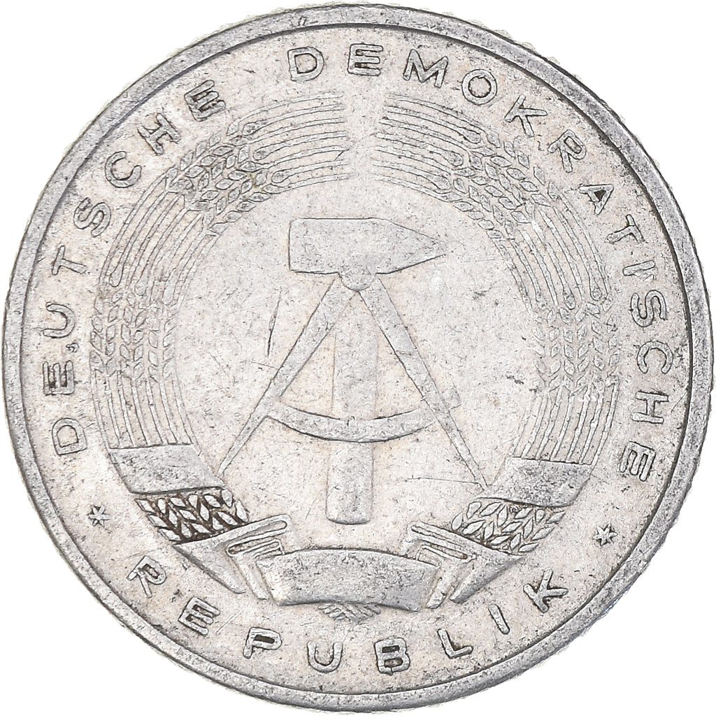Coin, GERMAN-DEMOCRATIC REPUBLIC, 50 Pfennig, 1958, Berlin, VF(20-25), Aluminum