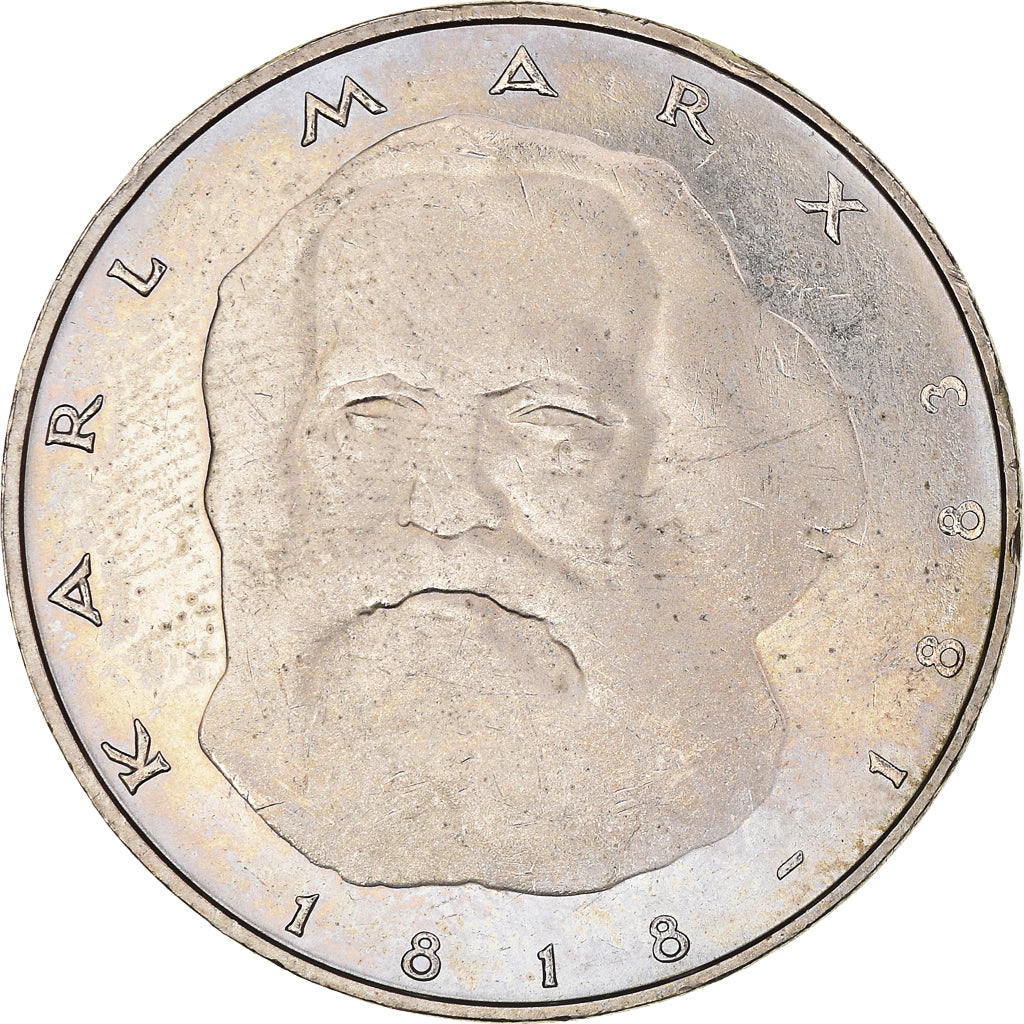 Coin, GERMANY - FEDERAL REPUBLIC, 5 Mark, 1983, Hamburg, Germany, AU(55-58)