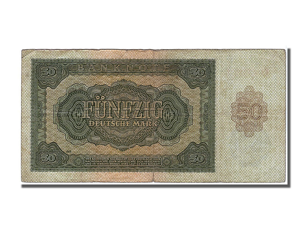 Banknote, Germany - Democratic Republic, 50 Deutsche Mark, 1948, Undated