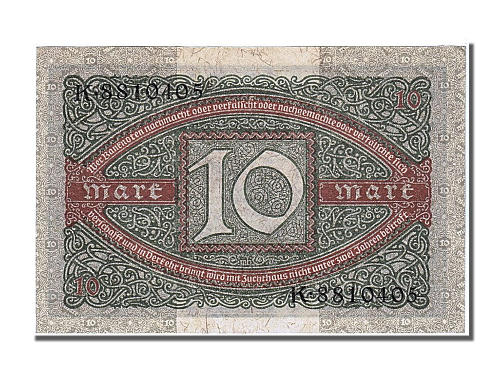 Germany, 10 Mark, 1920, KM #67a, 1920-02-06, UNC(65-70), K8810405
