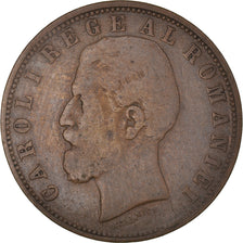 Coin, Romania, Carol I, 5 Bani, 1883, VF(20-25), Copper, KM:19