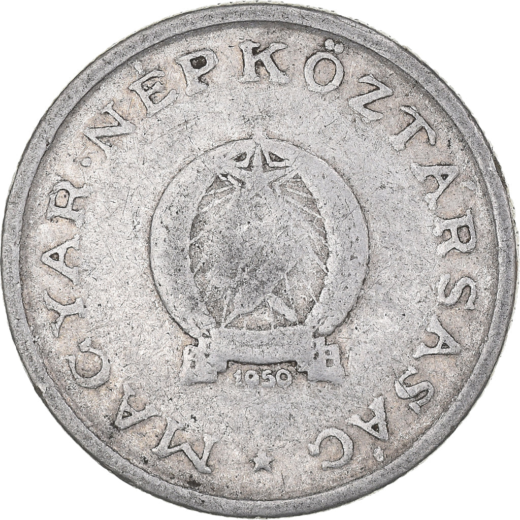 Moneta, Węgry, Forint, 1950, Budapest, VF(20-25), Aluminium, KM:545