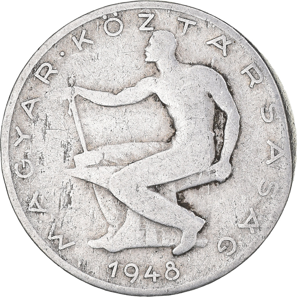 Coin, Hungary, 50 Fillér, 1948, Budapest, VF(20-25), Aluminum, KM:536