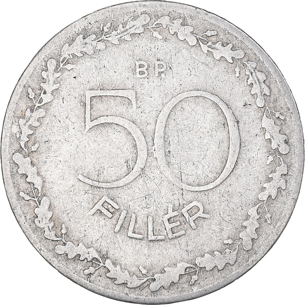 Coin, Hungary, 50 Fillér, 1948, Budapest, VF(20-25), Aluminum, KM:536