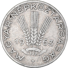Münze, Ungarn, 20 Fillér, 1963, Budapest, SS, Aluminium, KM:550