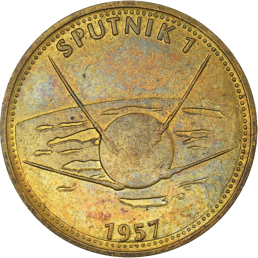 France, Token, Collection Shell, Sputnik 1, Aviation, 1957, EF(40-45)