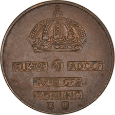 Coin, Sweden, Gustaf VI, 2 Öre, 1963, VF(30-35), Bronze, KM:821