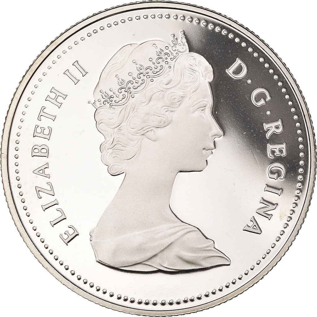 Coin, Canada, Elizabeth II, Dollar, 1982, Royal Canadian Mint, Ottawa, BE