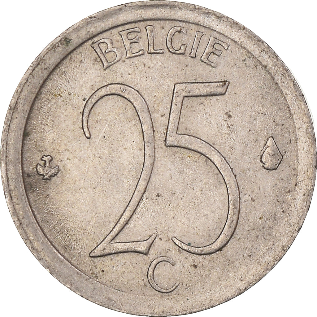 Monnaie, Belgique, 25 Centimes, 1971, Bruxelles, TB+, Cupro-nickel, KM:154.1