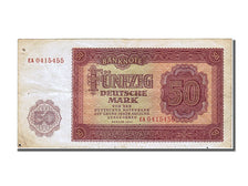 Banknote, Germany - Democratic Republic, 20 Deutsche Mark, 1955, AU(50-53)