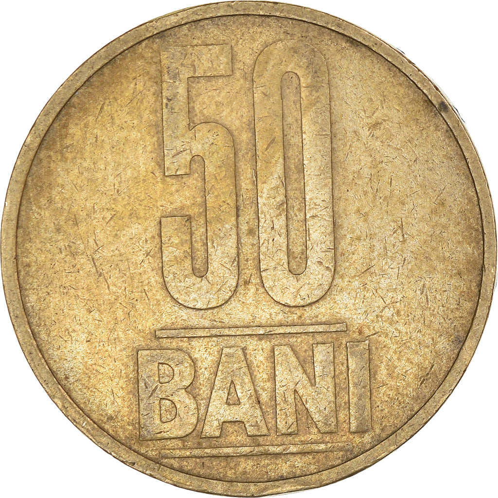 Coin, Romania, 50 Bani, 2009, Bucharest, VF(30-35), Nickel-brass, KM:192